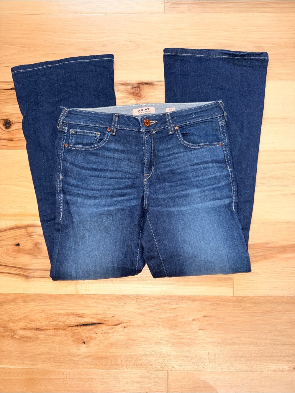 Ariat Women's Medium Blue Bootcut Stretch Jeans